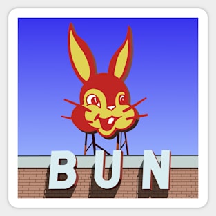 Bun sign, basic version Sticker